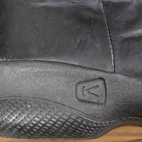 Keen Orla Knee High Tall Black Leather Faux Shearling Lined Winter Boots… - Picture 8 of 10